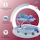 Lovely Baby BW 02 Baby/Child Walker With Removable Music Tray And Toys Soft Cushion Learning Seat Suitable From 6-18 Months - Blue