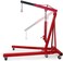 Abbasali 2 Ton Engine Hoist Stand Cherry Picker Ship Crane Folding Lift Garage Workshop Auto Repair Foldable Stand, Red