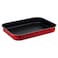 Tefal Tempo Flame Rectangular Oven Dish Red 19x25cm
