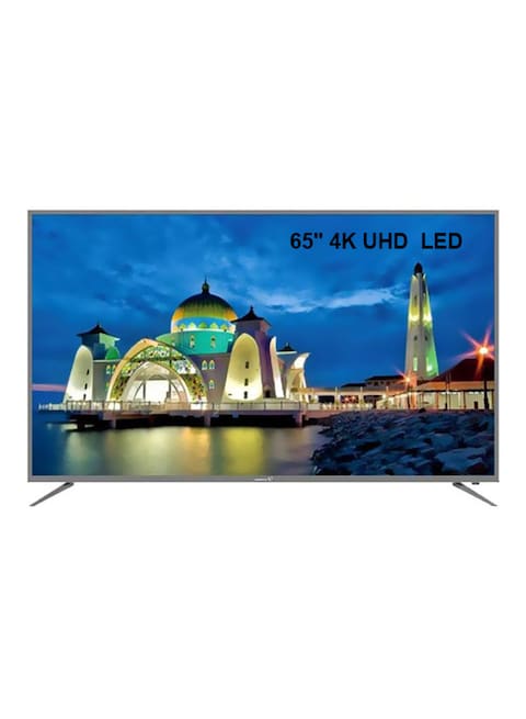 Videocon 65 Inch, 4K UHD, Smart LED TV, E65EP1100, Silver Metal