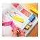 Post-it Page Markers 670-5AN. 0.5 x 1.75 in (12,7 mm x 44,4 mm). Assorted Colors, 5 colors/pack