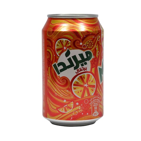 Mirinda Orange Soft Drink Can 330ml