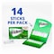 Trident Spearmint Chewy Gum 14 Sticks