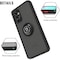 Protective Matte Ring Case Cover For Samsung A32 5G Black