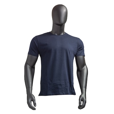 King's Collection Round Neck T-Shirts Large Navy