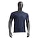 King's Collection Round Neck T-Shirts Large Navy