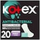 Kotex Antibacterial Panty Liners 99% Protection from Bacteria Growth Long Size 20 Daily Panty Liners