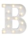 Generic Alphabet B LED Light Yellow 27X5X24cm