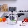 Royalford 3L Pressure Cooker Induction Base Heavy-Duty Aluminium Pressure Cooker With Lid Durable Handles Ideal For Small To Medium Households Saves Energy, Create Delicious, Rf9750