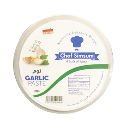 Chef Simsum Garlic Paste 200GR