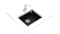 TEKA SQUARE 50.40 TG 3½  BLACK