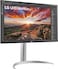 LG 27Up850-W Monitor 27&rdquo; UHD (3840 X 2160) IPS Display, Vesa DisplayHDR 400, DCI-P3 95% Color Gamut, USB-C, 3-Side Virtually Borderless Display, Height/Pivot/Tilt Adjustable Stand - Silver