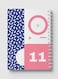Lowha Spiral Notebook With 60 Sheets And Hard Paper Covers With Modern Mix Shapes Design, For Jotting Notes And Reminders, For Work, University, School
