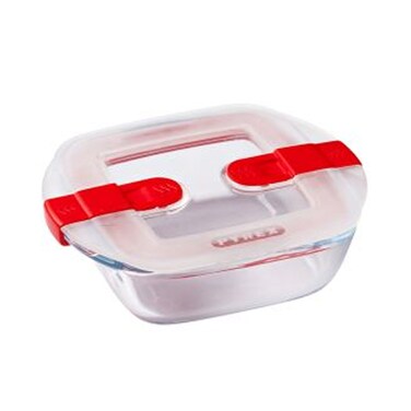 Pyrex Square Dish With Lid 20X17 CM