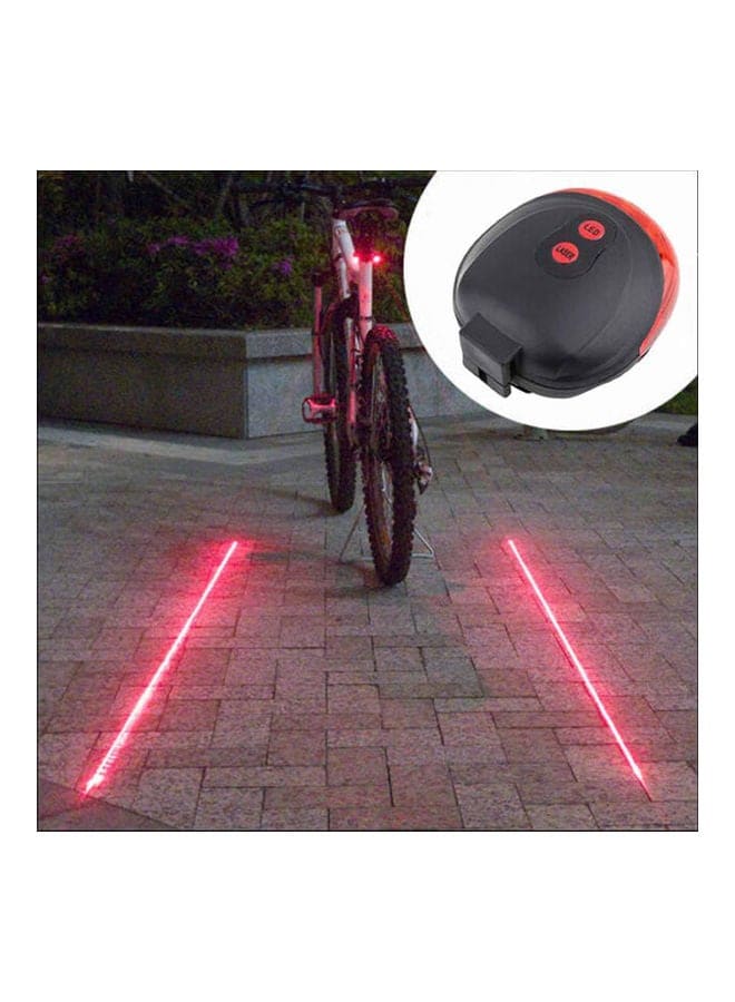 Buy Generic 5 LED 2 Laser Beam Mountain Bicycle Bike Rear Tail Warning ...