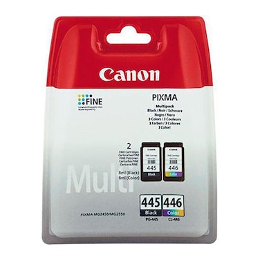 Canon Ink Cartridges Multipack, Black - PG-445 + Colors - CL-446
