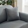 Deals For Less Luna Home Two Seater Sofa Cover Plain, Light Gray