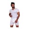 Jill Half-Sleeve Undershirt V-Neck - White - M1599-SZ9