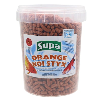 Supa Orange Koi Styx Pond Fish Food 1L