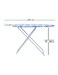 Ironing Board - Smooth and comfortable ironing, Non-Slip Feet 107cm x 36cm - Whirl