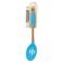 Home Pro Silicone Head Slotted Spoon Blue And Beige