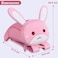 Nohoo Pre School 3D Bag Rabbit Pink (Medium)