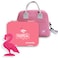 Eazy Kids Set of 4 Flamingo Reusable Hard Ice Packs for Lunch bags - Pink