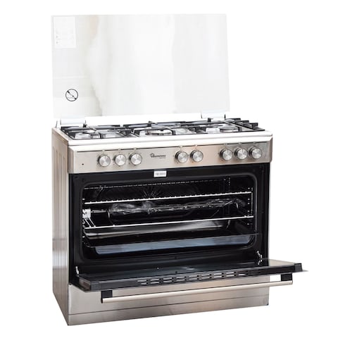 Ramtons 5Gas 90X60 Inox Cooker Rf499