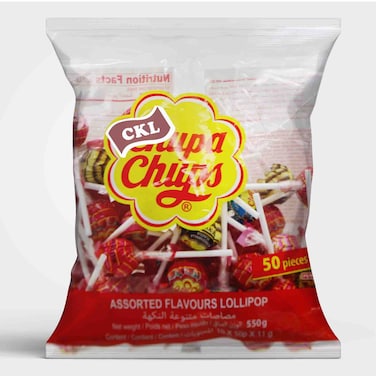 Chupa Chups assorted lollipop 550g