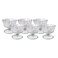 360 Home Glass Ice Cream Cup X6