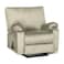 In House Velvet Classic Recliner Chair - Light Beige - H1