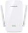 موسّع نطاق شبكة لاسلكي RE6300 بتيار متردد 750 من لينكسيس، لون ابيض