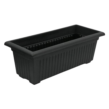 Kenpoly Rectangle Planter No.7 -Black