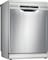 Bosch Series 4 Free-Standing Dishwasher 60cm, EcoSilence Drive, Home Connect Via Wlan For Remote Monitoring And Control, 14Place Settings, Silver Inox, SMS4HMI65M