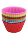 Generic 12Pcs/Pack 7Cm Silicone Soft Round Cake Muffin Chocolate Cupcake Liner Baking Cup Mold