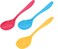 Royalford 6Pcs Boutique Spoon, Premium Quality Plastic Spoon, RF11130, Nonstick Kitchen Spoons For Mixing, Eating, Jam, Honey, Coffee, Food Grade Spoon For Home, Kitchen, Or Restaurant