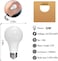 MODI LED Bulb, Indoor or Outdoor Non-dimmable LED Light Bulbs E27 Base AC220-240V Glass Shell 270 Degree Vintage Soft White Color LED Lamp, 12W 4Pack