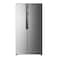 Haier 9CFT HRF-246 EBS Conventional Technology Refrigerator Silver Matal