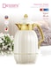 Dessini Tea &amp; Coffee Vacuum Flask 1L DK103 Beige/Gold
