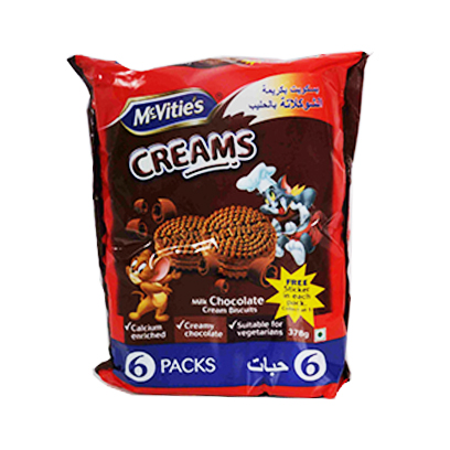 Mcvities Biscuits With Chocolate Cream 63GR X6