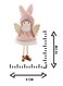 Push Doll Pendants Christmas/New Year Decoration Hanging Angels 15*8*2 cm (Set of 3)