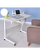 Adjustable Portable Laptop Desk Bedside Computer Table White