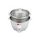 AFRA Japan Rice Cooker, 1.5 L, Non-Stick Inner Pot, Glass Lid, Aluminium Heating Plate, Keep-Warm Function, With Measuring Cup & Spoon, G-Mark, ESMA, RoHS, And CB Certified, 2 Years Warranty