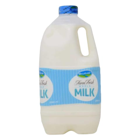 Brookside Farm Fresh Whole Milk Bottle 2L
