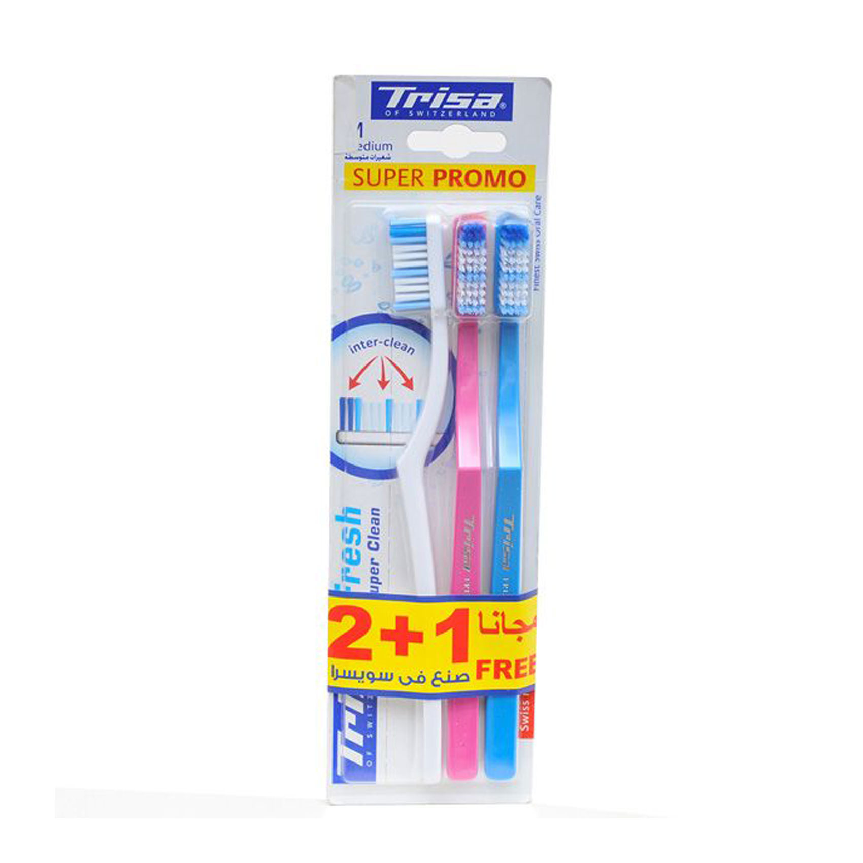 Fresh Toothbrush Medium 2+1