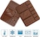 9 Cavity Break Apart Silicone Chocolate Molds, Chocolate Bar Molds, Homemade Protein and Energy Bar Molds