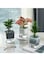 vsell24&nbsp;Hydroponic Indoor Plant with Clear Plastic Container - Elegant Design, Easy Maintenance-Large