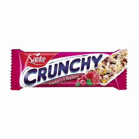 Sante Crunchy Cranberry and Raspberry Muesli Bar - 40 gram