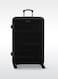 ABS Hardside Spinner Check In Large Luggage Trolley 28 Inch Black