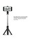Generic Selfie Stick Tripod For Smartphone Black